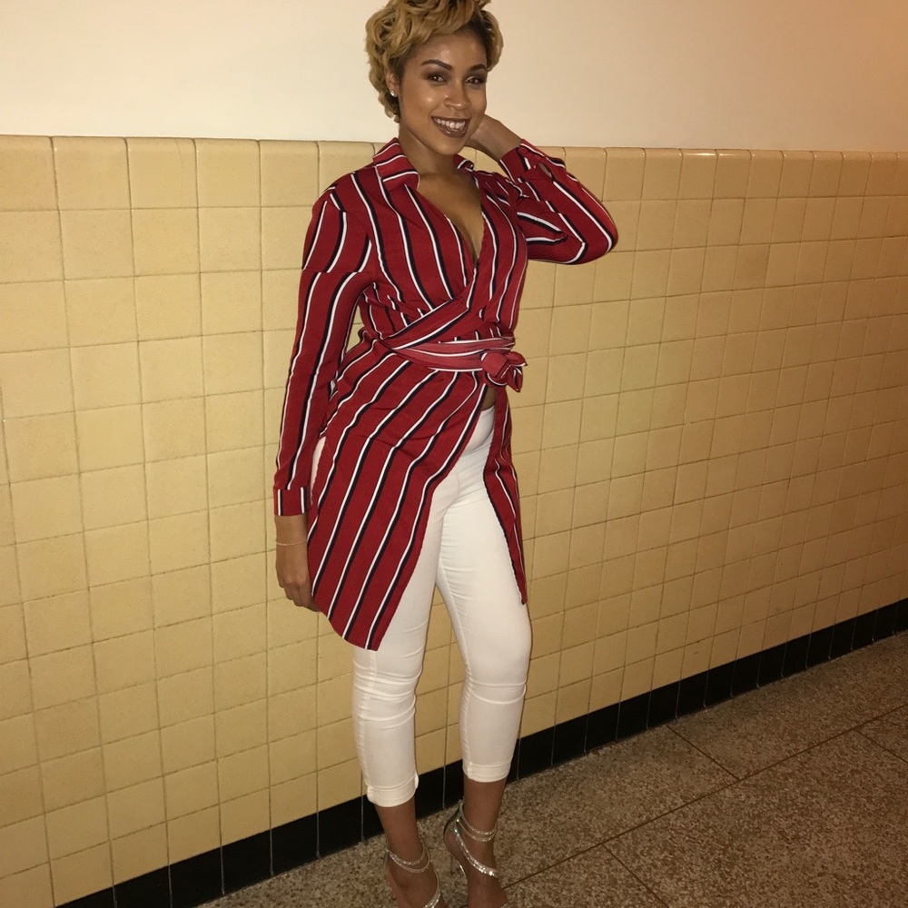 Wrap Tunic Blouse